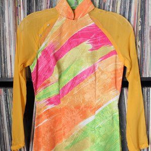 vintage Vietnamese ao dai dress xs xxs